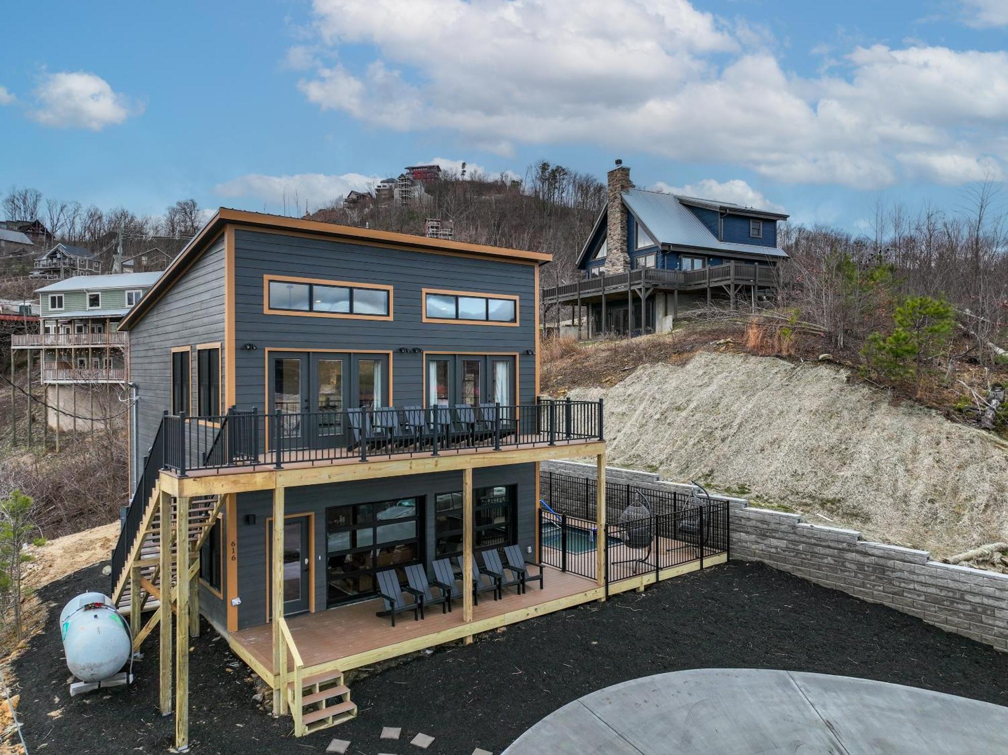 Mountain Mermaid Villa Gatlinburg Eksteriør bilde